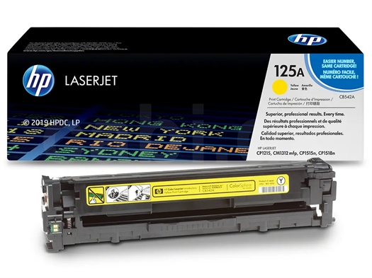 HP No. 125A / CB542A LaserJet Printerpatron CB542A