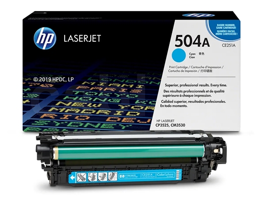 HP No. 504A / CE251A LaserJet Printerpatron CE251A