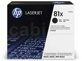 HP No. 81X / CF281X LaserJet Printerpatron CF281X