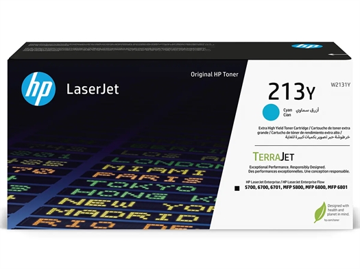 HP No. 213Y / W2131Y LaserJet Toner Cartridge W2131Y