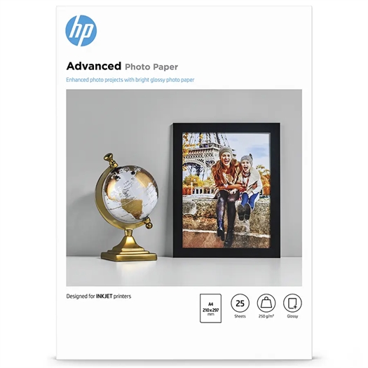 HP Advanced Glossy Photo Inkjet Papir Q5456A