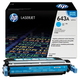 HP No. 643A / Q5951A LaserJet Printerpatron Q5951A