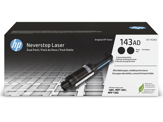 HP No. 143A Neverstop Laser Toner Reload Kit W1143AD